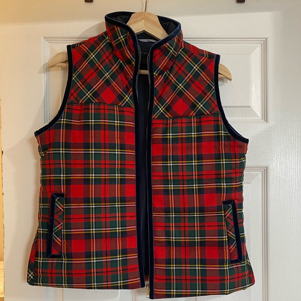J.Crew Plaid Vest.